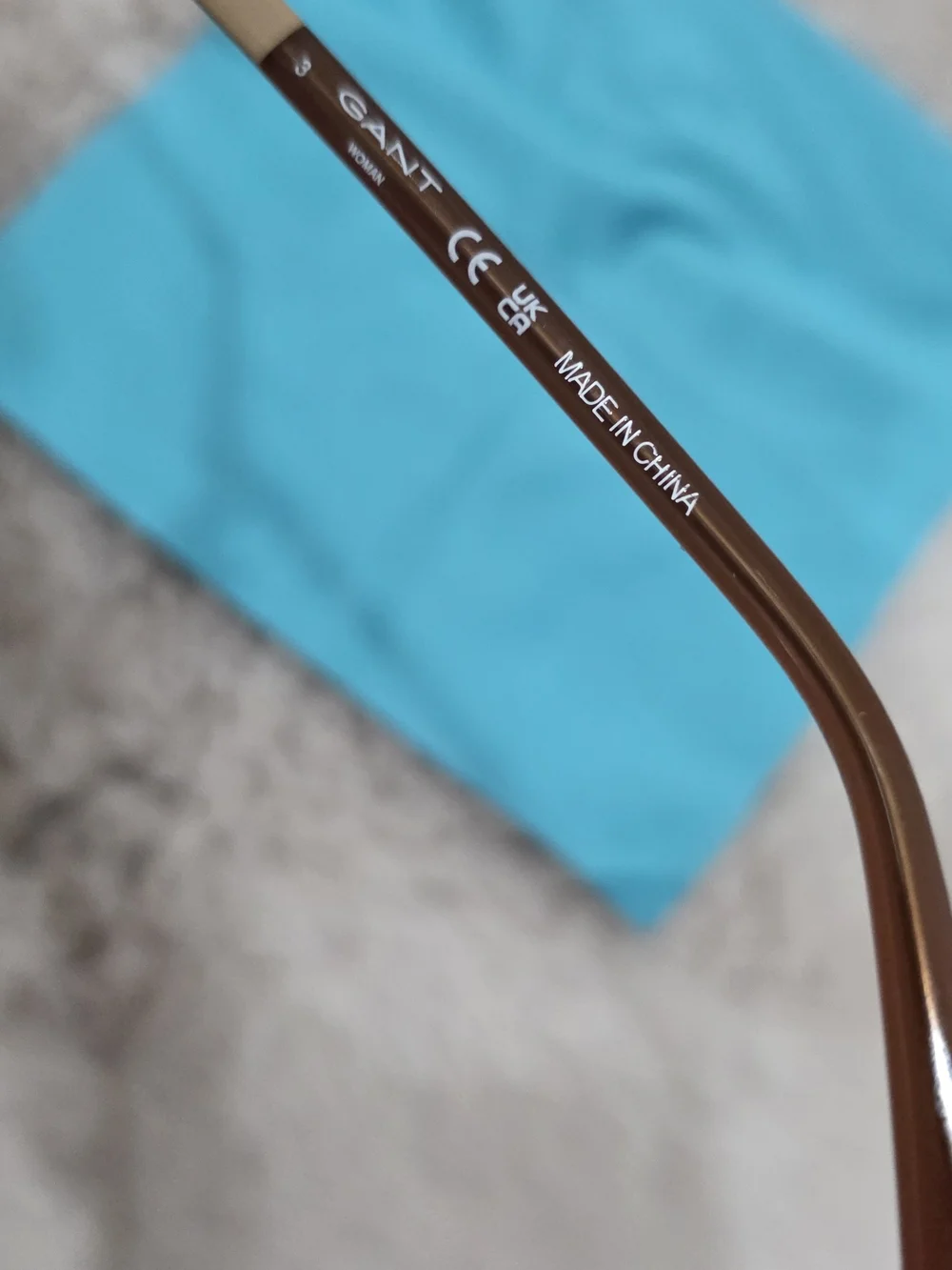 GANT Brown Gradient Cat Eye Sunglasses NEW